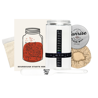 Sourdough Starter Kit with Jar and Heritage Sourdough Starter